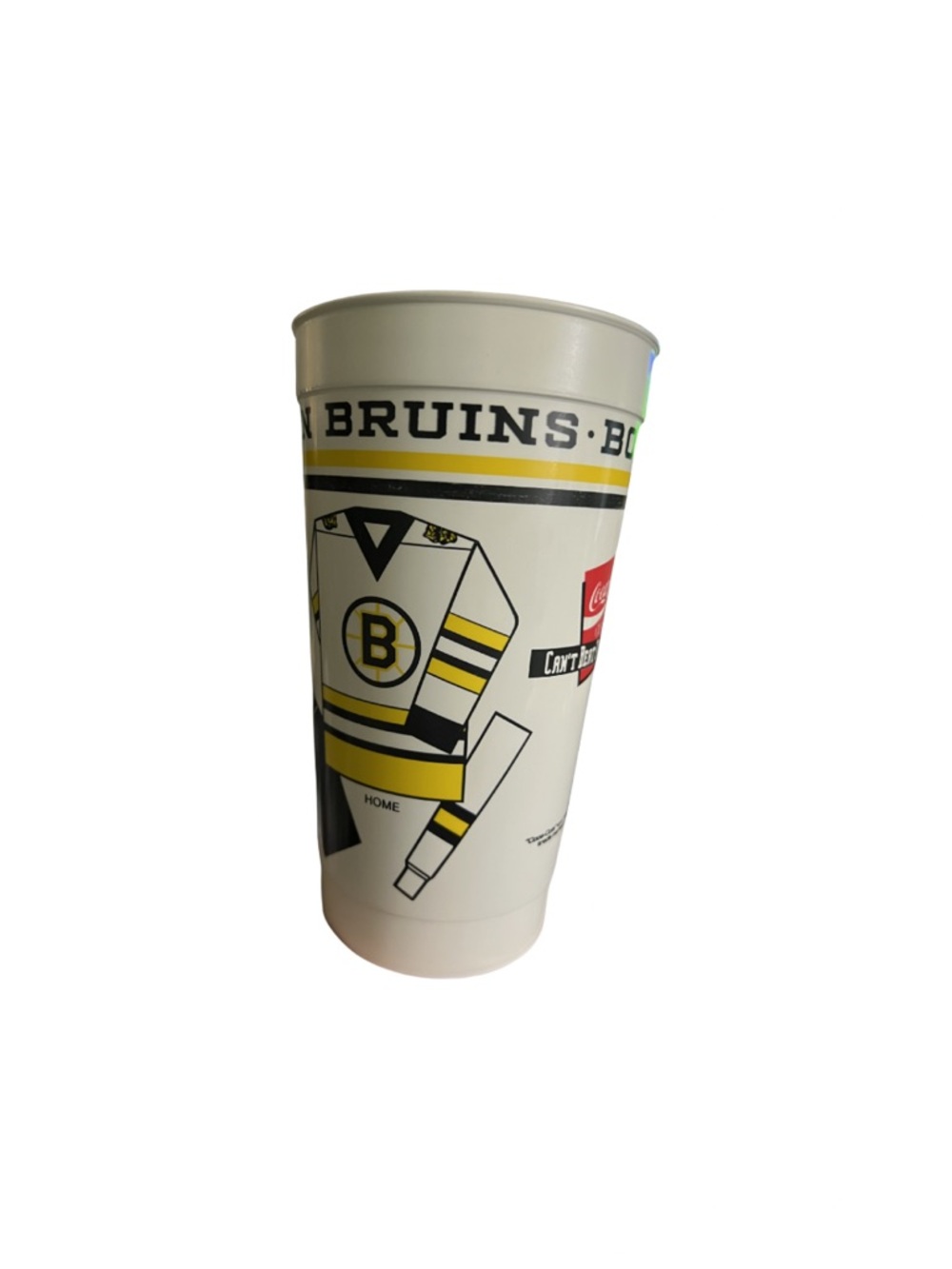 Vintage 1980s Boston Bruins NHL Souvenir Beverage Cup
